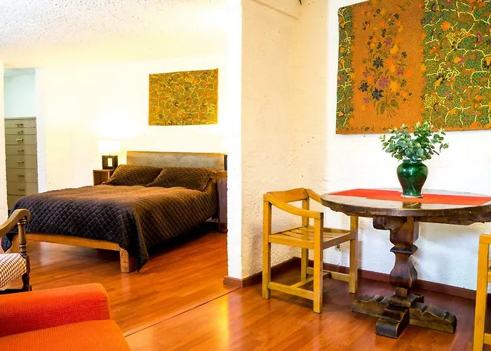 Apartment 2b, Vista, Garden House, Welcome To San Angel Mexico City